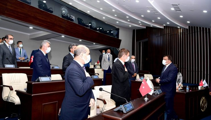 Başkan Gürkan, yönetici kadrosuyla bayramlaştı