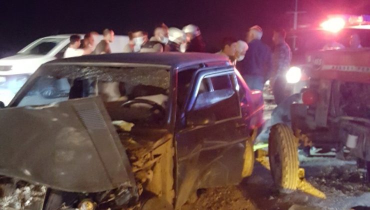 Malatya’da otomobil ile traktör çarpıştı: 5 yaralı