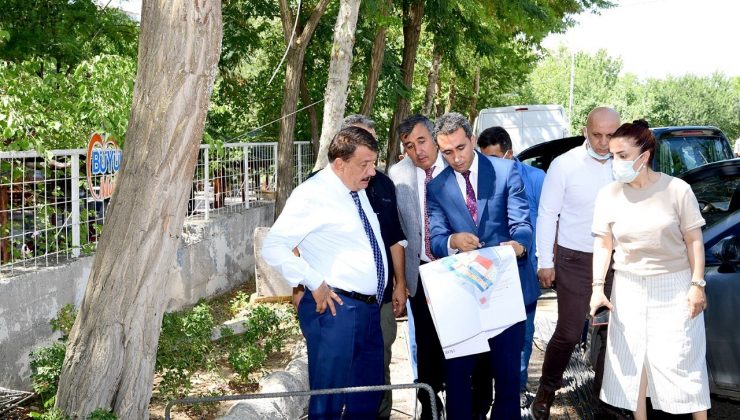Başkan Gürkan, Horata mesire alanında incelemelerde bulundu