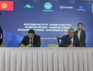 Başkan Sadıkoğlu Kırgızistan’da düzenlenen yatırım forumuna katıldı