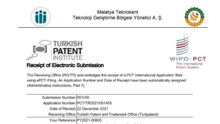 Malatya Üniversitesi’nin ilk patent başvurusu yapıldı